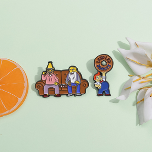 Épingles en émail de personnages d'anime, style de film de dessin animé, broche, badge de revers, accessoires de bijoux, cadeau pour les enfants et les amis - Product Image 2