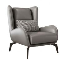 Fauteuil individuel, chaise d'appoint confortable avec accoudoirs en PU et éponge, fabricant économique