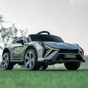 Coche Eléctrico de Plástico para <span class=keywords><strong>Niños</strong></span>, <span class=keywords><strong>Niños</strong></span> y Niñas, Cuatro Ruedas, Control Remoto, Música, Batería Recargable, Juguete para <span class=keywords><strong>Niños</strong></span>. - Product Image 1
