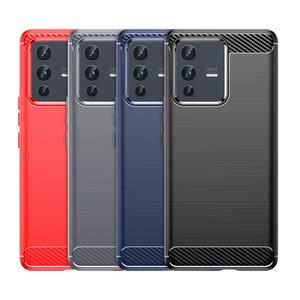 เคสโทรศัพท์สำหรับ <span class=keywords><strong>vivo</strong></span> <span class=keywords><strong>V23</strong></span> Pro วัสดุคาร์บอนไฟเบอร์คุณภาพดี TPU คุณภาพสูง ดีไซน์สวยงาม - Product Image 2
