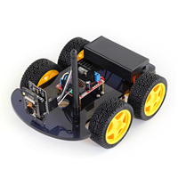 Coche de Monitoreo 4WD Keyestudio ESP32-CAM, Coche Robótico Inteligente con WIFI y Cámara para Programación DIY, Compatible con ESP32 y Arduino