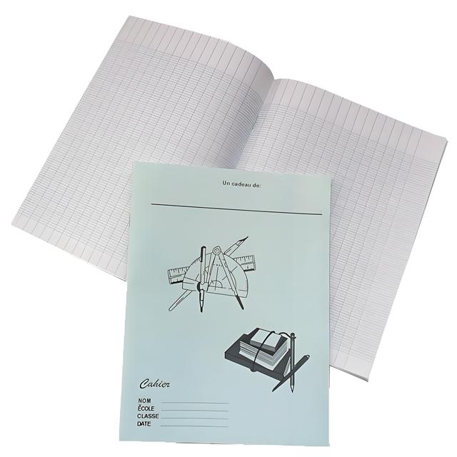 School Paper Notebooks Soft Cover French Line Saddle Stitch A5 Notebook Back to School Students Kids Exercise Books for Schools