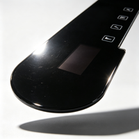Panneau de protection d'écran tactile en verre trempé noir ultra-clair résistant à la chaleur, imprimé en sérigraphie, personnalisé OEM