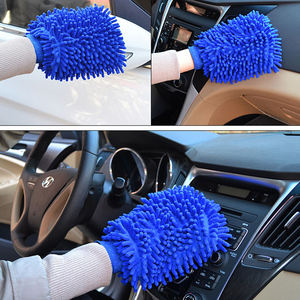 بالجملة غطاء تنظيف السيارة عالي الامتصاص عالي الكثافة من الميكروفايبر قفازات سيارة لينة للغسل - Product Image 3