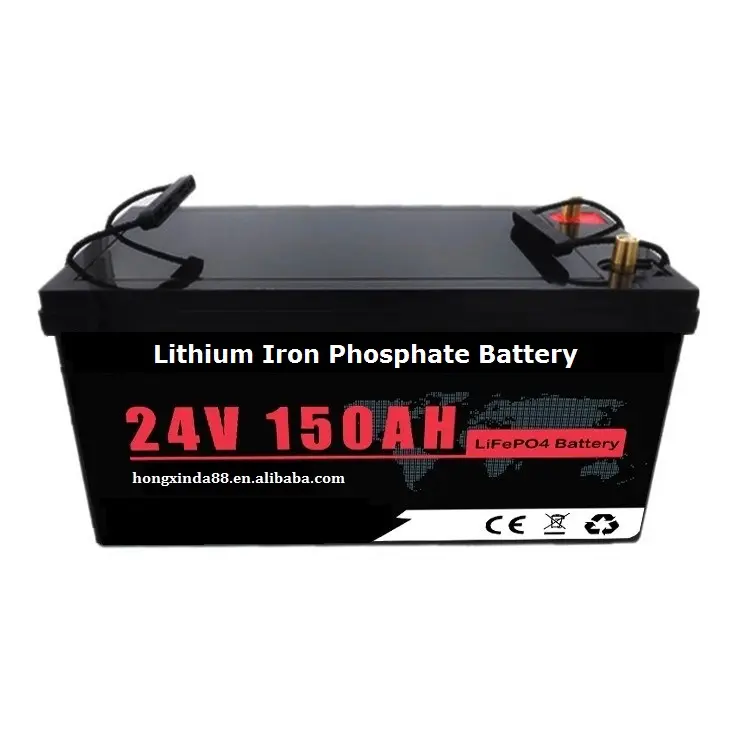 BMS — batterie Lithium-Ion Lifepo4, 12V, 24V, 100/150/200ah, système de stockage d'énergie, à Cycle profond