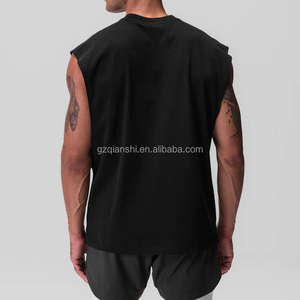 Produttore di T-Shirt Personalizzate con Stampa Serigrafica, Canotte Oversize Vintage in Cotone per <span class=keywords><strong>Uomo</strong></span>, Stile Streetwear - Product Image 6
