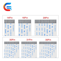 Kabel Printhead Berkualitas Tinggi 14/16/29/30/31/35 pin Dx5 Dx7 Tx800 Xp600 Printer Inkjet FFC Flat Data CN