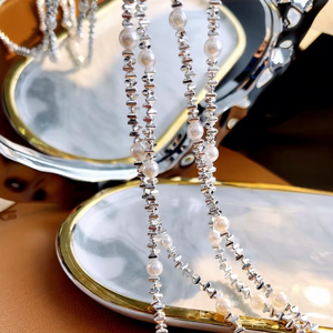 Collane con Pendente <span class=keywords><strong>di</strong></span> <span class=keywords><strong>Perle</strong></span> Casual in Stile Cinese, Nuove ed Eleganti, con <span class=keywords><strong>Perle</strong></span> <span class=keywords><strong>Finte</strong></span> Lunghe e Pietre Naturali Gialle, le più Vendute - Product Image 1