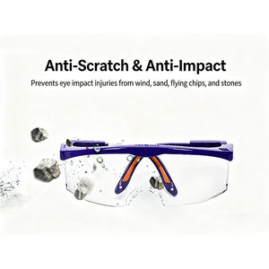 Óculos de Segurança Anti-Risco e Anti-Fog com Lente de Policarbonato de Alta Resistência - Product Image 3