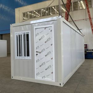 บ้านสำเร็จรูปพับได้สีขาว CE Modular ติดตั้งง่าย ผนังกระจก WFZH สำหรับบรรเทาภัยพิบัติ ขนาดเล็ก ติดตั้งได้ทันที - Product Image 2