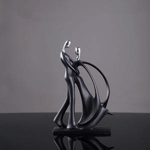 Décoration intérieure minimaliste moderne Sculpture en résine abstraite Ornements de bureau Décoration d'intérieur Décoration intérieure de la maison - Product Image 1