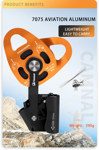 Dispositivo Anticaduta per Arrampicata su Roccia, Certificato CE, per Trasporti Pesanti e Soccorso in Altezza - Product Image 5