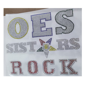 Personnalisez la conception de transfert thermique Hotfix pour l'Ordre de l'Étoile d'Orient, motif OES SISTAS AFRO Girl, transfert de strass, décoration DIY - Product Image 6