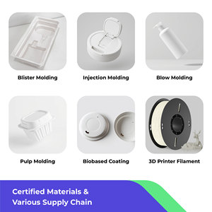 MINGGIN Bluepha PHA Biodegradabile Bianco BP330-05 Compostabile nel Suolo ad Alta Fluidità e Alta Resistenza per Stampaggio a Iniezione Grado Alimentare - Product Image 5