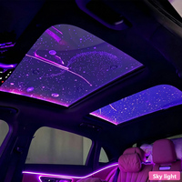 Luz Ambiental de Techo Panorámico con Efecto Cielo Estrellado para Clase E W214 W213, Tira LED para Techo Estrellado MBUX