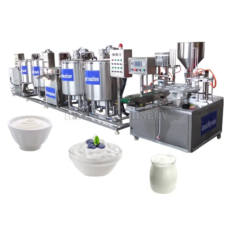 Máquina de fabricación de Yogurt pequeño, línea de producción de Yogurt, precio de fábrica