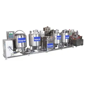 Commercial dairy liquid yogurt production line milk processing machine The most popular