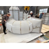 Tuyau de ventilation en acier robuste pour système d'extraction d'air à haute capacité, collecteur de poussière industriel