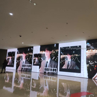 Écran d'affichage LED intérieur haute définition P1.86, panneaux muraux 320x160mm, publicité pour centres commerciaux et métros