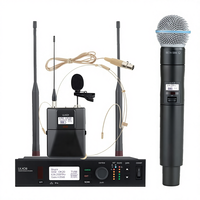 Système de microphone sans fil portable professionnel en métal pour karaoké, ULXD4 BETA58A BETA87A M58 UHF, cardioïde, réduction de bruit