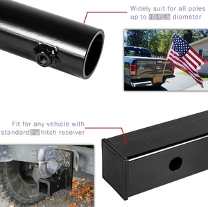 Receptores <span class=keywords><strong>de</strong></span> enganche <span class=keywords><strong>de</strong></span> tubo <span class=keywords><strong>de</strong></span> camión <span class=keywords><strong>de</strong></span> 2 pulgadas negros <span class=keywords><strong>de</strong></span> ajuste Universal soporte <span class=keywords><strong>de</strong></span> poste <span class=keywords><strong>de</strong></span> bandera en ángulo - Product Image 5