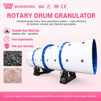 Granulateur rotatif à tambour pour poudre de minerai WINWORK, équipement de granulation, fournisseur pour usine industrielle