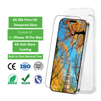 Protection d'écran en verre trempé HD anti-reflet pour téléphone portable pour iPhone 18 Pro Max
