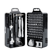 Kit d'outils de réparation professionnel de précision, jeu de tournevis de 115 pièces, outil de réparation de démontage de console de jeu de montre