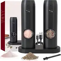 Buy Wholesale China Salt And Pepper Mills, Salt And Pepper Grinder Make By  Wood And Transparent Acrylic & Salt And Pepper Grinder at USD 2.9