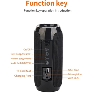 Di động Stereo Boombox Soundbar loa siêu trầm Loa thể thao ngoài trời loa không dây - Product Image 3