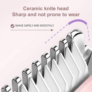 Appareil d'épilation électrique à double tête, rasoir et tondeuse pour bikini, épilation du visage, de la <span class=keywords><strong>moustache</strong></span> et des aisselles, rasoir de sécurité - Product Image 5