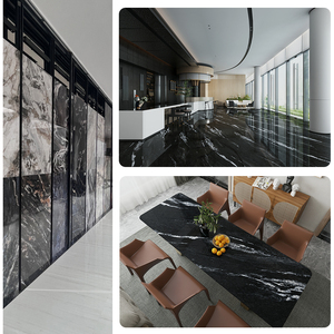 Losa de piedra sinterizada decorativa Interior verde alpino de mármol Artificial de diseño de lujo 1600x3200 AB superficie esmaltada losa de gran tamaño - Product Image 6