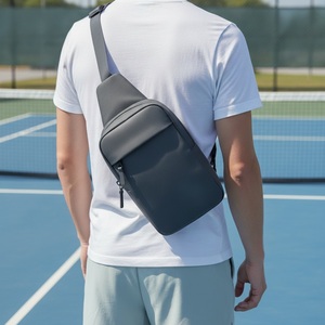 กระเป๋าคาดลำตัว Pickleball Slim Crossbody Essentials Sling 900D Matte พร้อมโลโก้สั่งทำ ขายส่ง กระเป๋าใส่ไม้เทนนิสและไม้พาเดล - Product Image 3