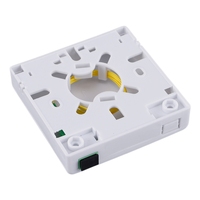 Boîtier de terminaison fibre optique FTTH 2 ports SC APC mural type 86 avec pigtail adaptateur LC FC pour réseau intérieur