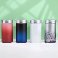 Flacon en verre de qualité médicale de 180 ml avec bouchon à vis, impression sérigraphique pour huile de poisson, aliments santé, comprimés, capsules, bonbons