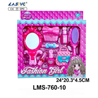 LASIVE TOYS Ensemble de jeu de simulation pour filles, jeu de rôle de princesse avec maquillage et coiffure pour les tout-petits de 3 ans et plus, certifié CE CPC