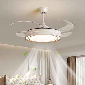 Lamparas de techo comedor 42 inch vô hình quạt trần với ánh sáng LED và điều khiển từ xa lampara con ventilador - Product Image 6