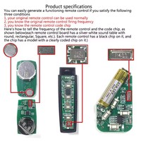 433MHz Garage Télécommande Ouvre-porte de garage électrique Télécommande Copieur Clone Code Transmetteur