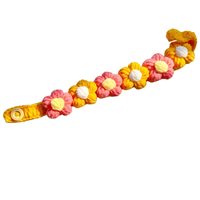 Collier décoratif mignon pour animaux de compagnie, accessoires pour chiens et chats, fleurs en laine tridimensionnelles faites à la main, petite race de chien