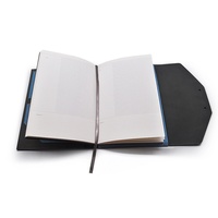 Fournitures de bureau, journal intime personnalisable avec couverture rigide, échantillon gratuit, journal personnalisé avec couverture en cuir, carnets en PU avec ruban