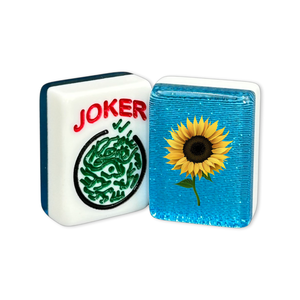 กระเบื้อง Mah Jongg อเมริกันดอกทานตะวันพิมพ์แบบกําหนดเอง - Product Image 4