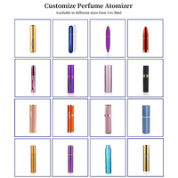 Mini bouteille de parfum en cuir réutilisable de haute qualité de 5ml 10ml personnalisé en gros vaporisateur de parfum portable de voyage doublure en verre