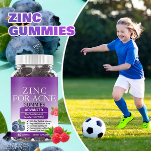 Fairir Zinc gummies สำหรับสิวสูตรขั้นสูงอาหารเสริมดูแลสุขภาพผิวด้วยสังกะสีสำหรับล้างภูมิคุ้มกันของผิวรองรับ60 Gummies - Product Image 3