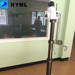 Tige de levage pour inspection extérieure - Robot rotatif panoramique/inclinaison <span class=keywords><strong>avec</strong></span> câble spiralé intégré en alliage d'aluminium portable et réglable en hauteur - Product Image 4