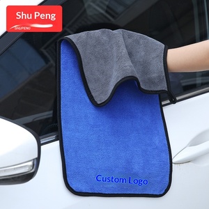 Serviette de lavage de voiture en microfibre et polaire corail, vente en gros usine 2026, plusieurs couleurs au choix - Product Image 4