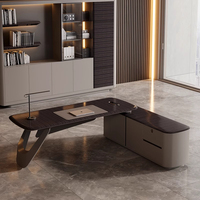 Mobilier de bureau pour chef de bureau Table de bureau exécutive pour chef d'entreprise Table de bureau de luxe pour chef d'entreprise