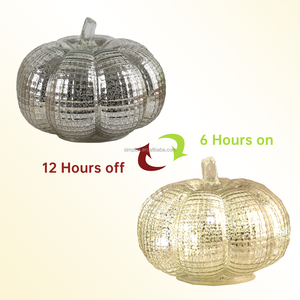 โคมไฟฮาโลวีน วันรับปริญญา วันขอบคุณพระเจ้า รูปฟักทอง แก้วใส ไฟ LED ส่องสว่าง ใช้พลังงานแบตเตอรี่ <span class=keywords><strong>ไร้</strong></span><span class=keywords><strong>สาย</strong></span> ทนทาน ปลอดภัย เป็นมิตรกับสิ่งแวดล้อม ใช้ซ้ำได้ - Product Image 6