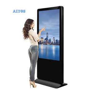 55 inch big size digital signage lcd advertising display screen with floor standing