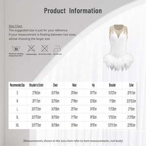 Traje de gimnasia para mujer, leotardo, mono para presentaciones de danza, ballet y clases de danza. - Product Image 6