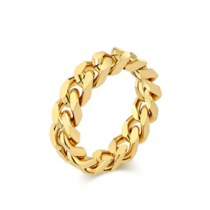 yunnique unisex minimalist titanium steel chain ring, hip-hop light luxury fashion, unique stainless steel bracelet - Product Image 5